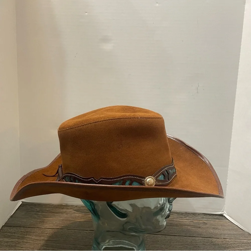 Winfield Cover Company  Western Hat. Size XXL. Turquoise color band. Pre-owned. - Picture 4 of 12